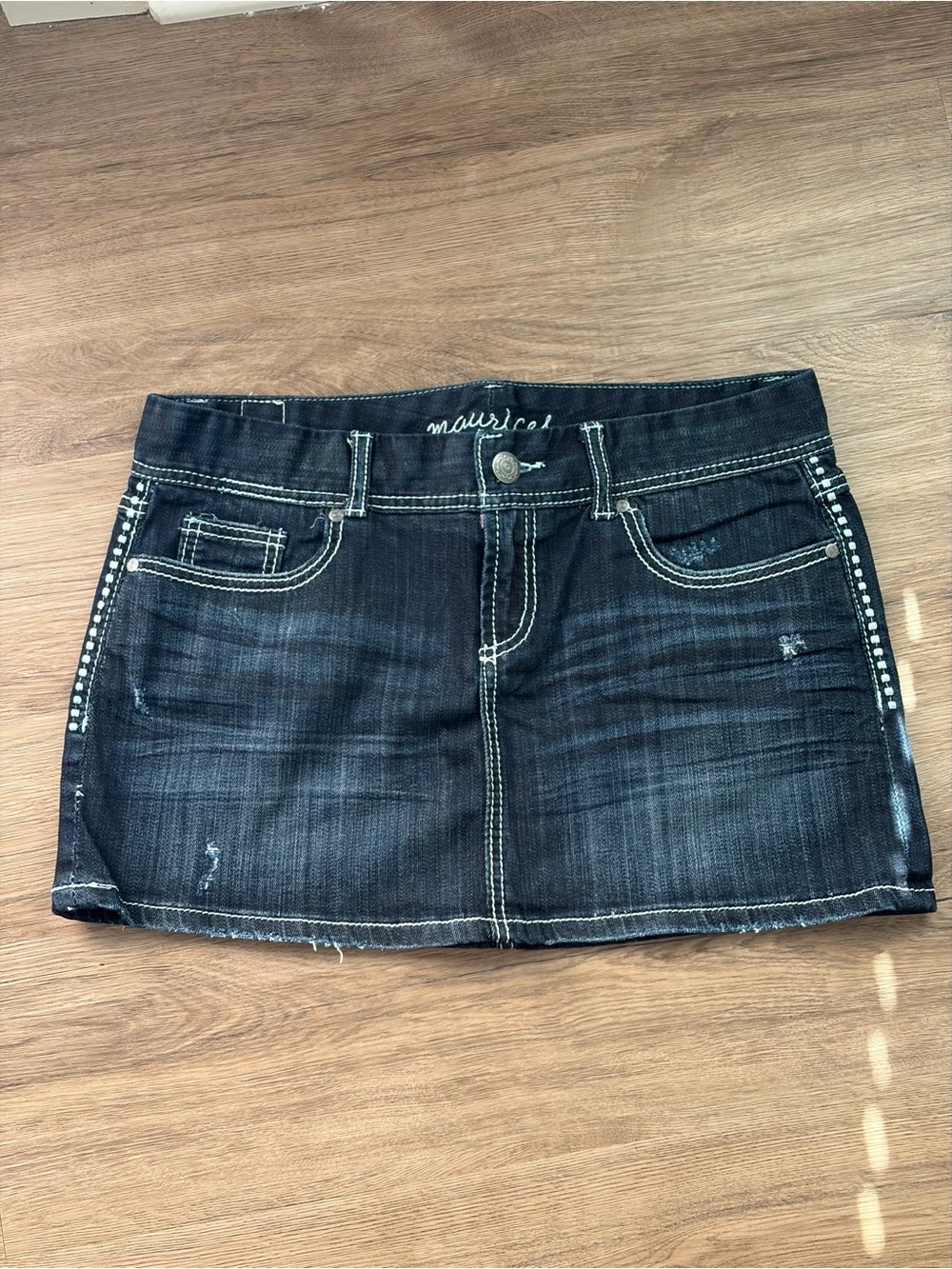 Y2K Maurice’s Original Denim Mini Skirt